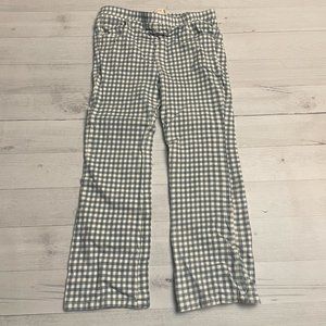 Hayden girls gingham blue white pants‎ XL 13/14